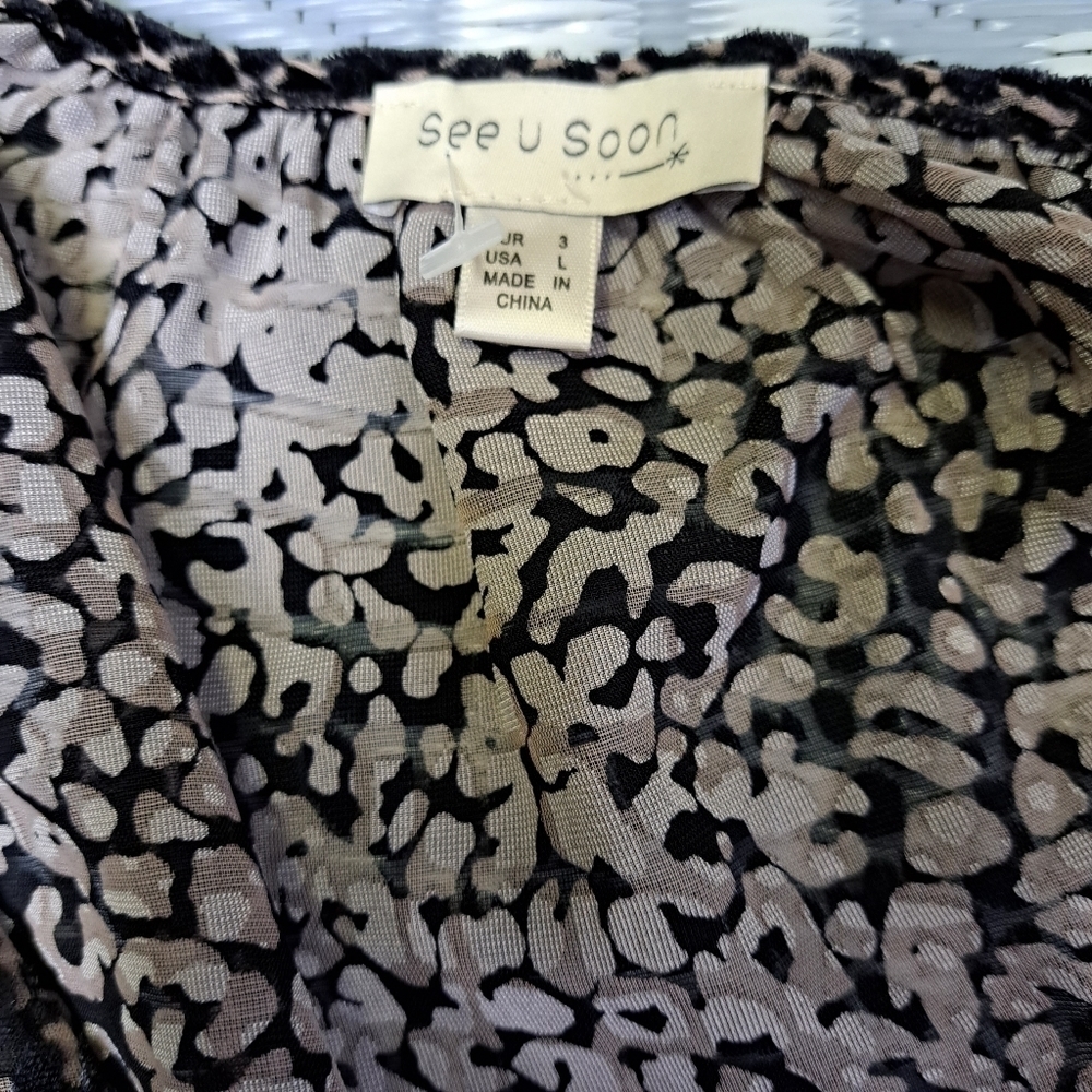 ANTHROPOLOGIE‎ See U Soon Burnout top - Picture 3 of 11